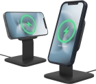 Carregador Sem Fio Magnetico Mophie Snap+ Wireless Charging Stand - Preto