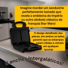Sanduicheira Grill Disney Mallory Star Wars Empire Plates Cor Preto
