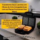Sanduicheira Grill Disney Mallory Star Wars Empire Plates Cor Preto