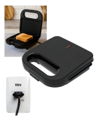 Sanduicheira 750w Elétrica 110 Grill Misteira Antiaderente Tostex Ultra Toast Tostequeira Resistente Calor Compacta Potente Trava Luz Inox