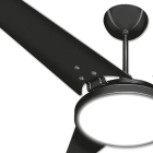 Ventilador De Teto Pá Mdf Preto Led 3000k Maya Beltempo Diâmetro 1.17 m Frequência 60Hz Quantidade de pás 3