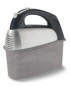 Batedeira de mão Hamilton Beach 62650 prateada 127 V