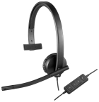 Fone de Ouvido Logitech H650E com Fio USB 981-000513 Preto