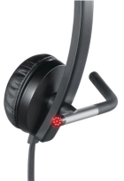 Fone de Ouvido Logitech H650E com Fio USB 981-000513 Preto