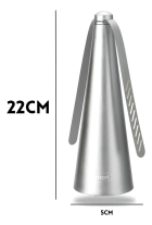 Ventilador Repelente De Insetos Mr1080 Prata - Mori Diâmetro 39 Cm Material Das Pás Plástico