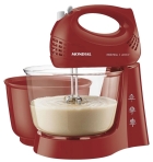 Batedeira Mondial Pratica B-45-R 3 Velocidades + Pulsar com 2 Tigelas - Vermelho 220V