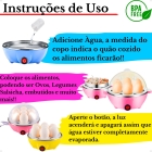 Cozedor De Ovos Portátil Elétrico Cozinha A Vapor Prático Cor ROSA