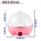 Cozedor De Ovos Portátil Elétrico Cozinha A Vapor Prático Cor ROSA
