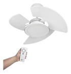 Ventilador De Teto Tron Aventador Led Branco Com Controle Remoto Compatível Com Alexa