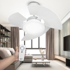 Ventilador De Teto Tron Aventador Led Branco Com Controle Remoto Compatível Com Alexa