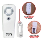 Ventilador De Teto Tron Aventador Led Branco Com Controle Remoto Compatível Com Alexa