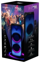 Caixa de Som Argom Tech Rave 100 ARG-SP-4010BK BT/USB/FM/Bivolt Preto