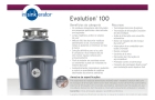 Triturador Alimentos Pia Insinkerator Evolution 100 Evo Silencioso Ecológico Cinza