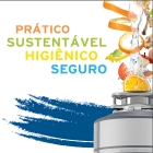 Triturador Alimentos Pia Insinkerator Evolution 100 Evo Silencioso Ecológico Cinza