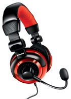 Headset Dreamgear Elite Cabo Universal Preto/Vermelho