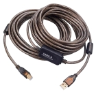 Cabo HLD USB 2.0 para Impressora com Filtro 20 Metros Cinza