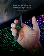 Fone Headset para Jogos Marvo Scorpion HG9012 com Microfone Preto/ Verde