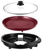 Panela Grill Mondial Redondo G-03-RC Cook & Grill 40 Red 220V