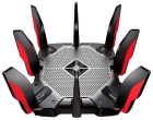 Roteador Wireless TP-Link Archer AX11000 Wi-Fi 6 Tri-Band Preto/Vermelho