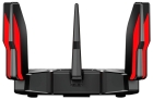 Roteador Wireless TP-Link Archer AX11000 Wi-Fi 6 Tri-Band Preto/Vermelho