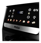 Fritadeira Air fryer Philco PAF65 6,5l Visor Glass 1700w Preto