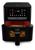 Fritadeira Air fryer Philco PAF65 6,5l Visor Glass 1700w Preto