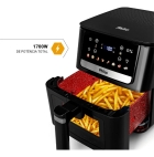 Fritadeira Air fryer Philco PAF65 6,5l Visor Glass 1700w Preto