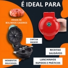 Máquina Fazer Bolos Assar Portatil Antiaderente Eletrica Maquina Bolo