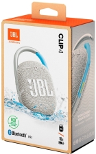 Caixa de som Speaker JBL Clip 4 Eco Bluetooth A Prova DAgua - Branco