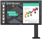 Monitor LG 27.0" 27QN880-B Quad-HD Ips/HDMI/75HZ com Suporte Ergonomico