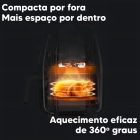 Fritadeira Sem Oleo Air Fryer Facil E Rapido 3,8 Litros 1200w Rfe:7004 Coleção Fit Lumi