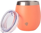 Cuia Termica Terrano com Tampa Acrilica - Coral
