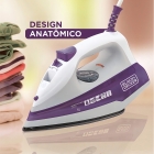 Ferro À Vapor Black E Decker 1200W Branco/Roxo FX1000
