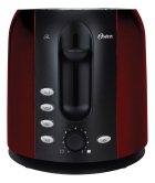 Torradeira Elétrica Bbkr De Aço Inox Vermelha Oster Cor Vermelho