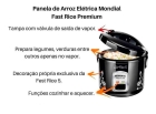Panela Elétrica Arroz E Legumes Mondial 5 Xicaras Preta Cor Preto Frequência 60hz Voltagem