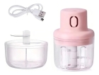 Mini Processador De Alimentos Recarregável Com Usb