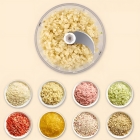 Mini Processador De Alimentos Recarregável Com Usb