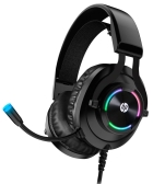Fone Headset Gaming HP H360 RGB com Microfone - Preto