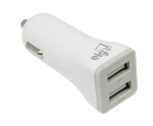 Carregador Veicular Elg CC2SE Polimero de Alta Resistencia 2X USB 1A/2A - Branco