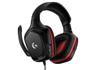 Fone Headset Logitech G332 981-000755 para Jogos - Preto/Vermelho