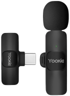 Microfone Sem Fio para Celular Yookie YE13 USB-C - Preto