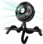 Ventilador Portatil Flexivel Amacool B085L71L9R USB - Preto