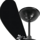 Ventilador Teto 3 Pás 130w Preto Led Venti Delta