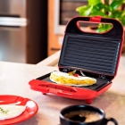 Sanduicheira Grill Antiaderente Inox Ams 500 Red
