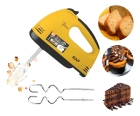 Batedeira De Mão Elétrica Portátil Mixer - Cor Amarelo Frequência 50hz / 60hz