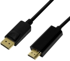 Cabo Adaptador HLD HDMI A Displayport (1.8 Metros) - Preto