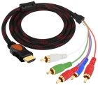 Cabo HLD HDMI A 5RCA 1.5 Metros