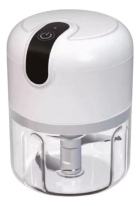 Mini Multiprocessador Fatiador Usb Sem Fio 3 Em 1 Alimentos Cor Verde-claro