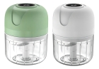 Mini Multiprocessador Fatiador Usb Sem Fio 3 Em 1 Alimentos Cor Verde-claro
