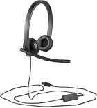 Headset Stereo Logitech H570E 981-000574 USB - Preto